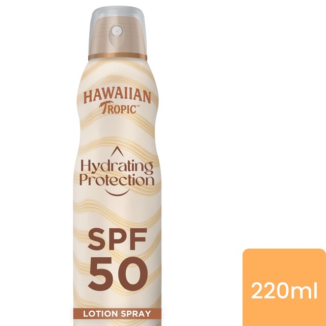 Hawaiian Tropic sun spray SPF 50 220ml (British brand)