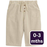 M&S Plain Trouser Neutral Baby Trousers 0-3 Months