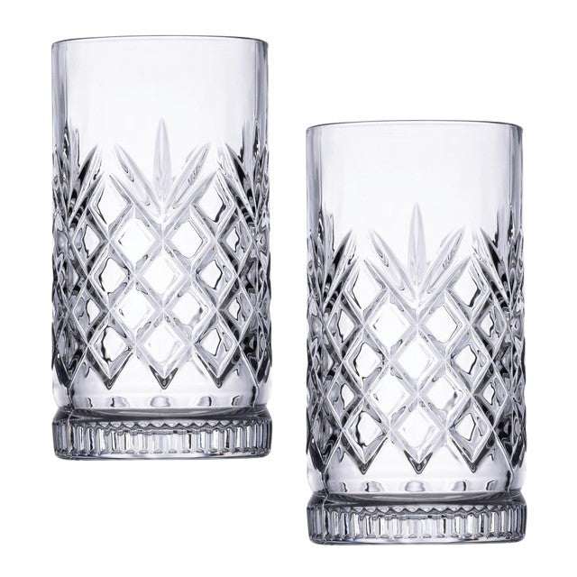 Ravenhead Eton Hiball Glasses Set of 2, imported from the UK