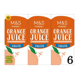 M&S M&S Smooth Orange Juice 6 x 200ml- Buy online at McGrocer