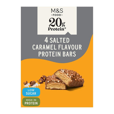 M&S M&S High Protein Salted Caramel Flavour Protein Bars Multipack- Buy online at McGrocer
