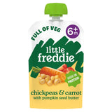 M&S Little Freddie Organic Chickpea & Carrot Baby Food Pouch 6+ Months 100g- Buy online at McGrocer