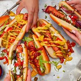 Moving Mountains plant-based hot dogs 240g, imported from the UK