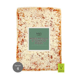 Pizza de mozzarella y tomate M&S, horneada en horno de piedra, 473 g