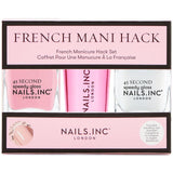 M&S Nails Inc. French Mani Hack Duo Nail Polish Knightsbridge Nights Out and Find Me in Fulham Nail Polish Set 28ml- Buy online at McGrocer