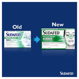 Sudafed Mucus Relief Triple Action Cold & Flu Tablets 16 tablets (British brand)