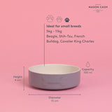 Mason Cash Grey Dog Bowl 15cm, imported from the UK