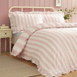 Catherine Lansfield seersucker frill duvet set super king, UK version