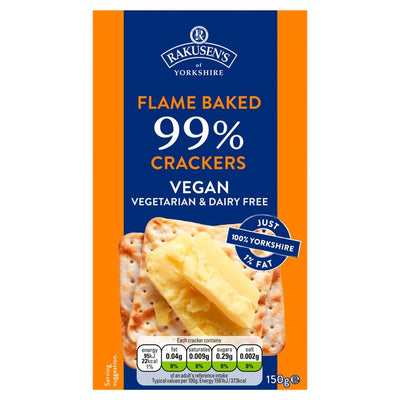 M&S Rakusen's 99% Fat Free Crackers 150g- Buy online at McGrocer
