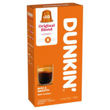 Dunkin Original Blend coffee pods, imported from the UK