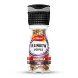 Schwartz rainbow peppercorns grinder 24g (British brand)