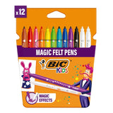 M&S BIC Kids Magic Felt Pens Colouring Pens Pack of 12- Buy online at McGrocer
