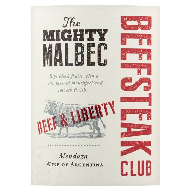Beefsteak Club The Mighty Malbec red wine 150cl magnum - British product