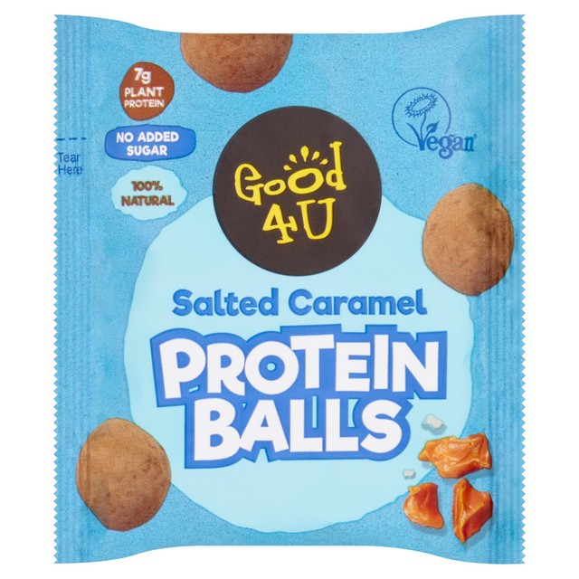 Good4U salted caramel protein balls 40g, UK version