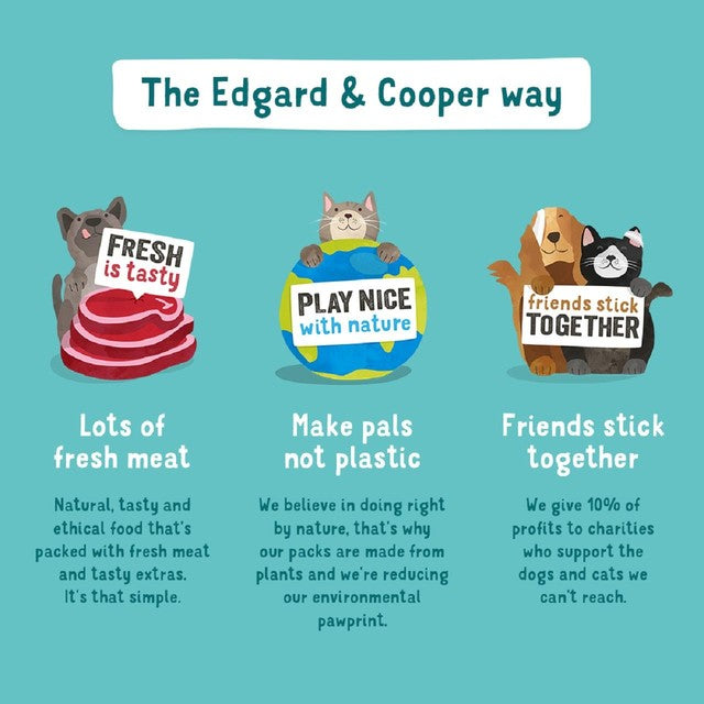 Edgard & Cooper wet dog food chicken turkey grain free - British product