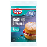 Dr Oetker gluten free baking powder 6x5g sachets - British product