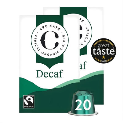 M&S CRU Kafe Organic Fairtrade Decaf Coffee Pods 20s- Buy online at McGrocer
