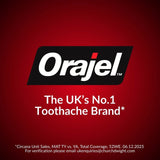 Orajel dental gel for toothache relief, imported from the UK