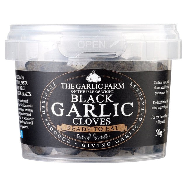 The Garlic Farm black garlic cloves 50g (British brand)