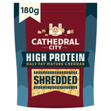 M&S Cathedral City High Protein Half Fat Grated Cheddar Cheese 180g- Buy online at McGrocer