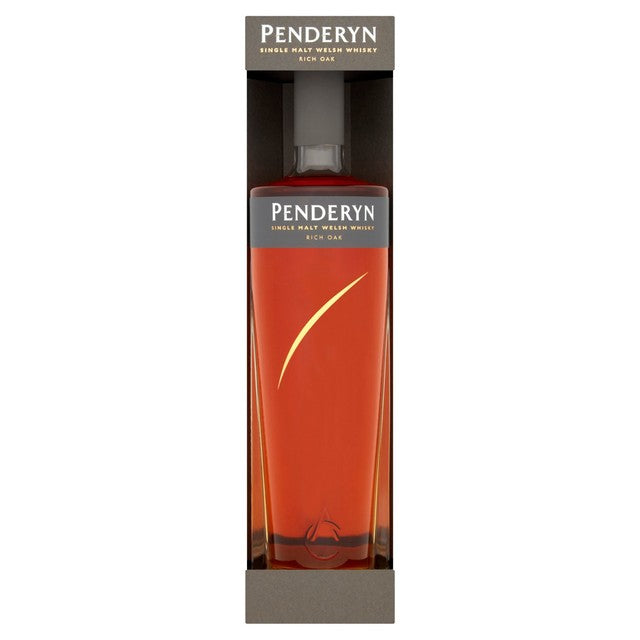 Penderyn Rich Oak single malt whisky 70cl, imported from the UK