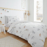 M&S Catherine Lansfield Bianca Zoo Animals Single Duvet Set- Buy online at McGrocer