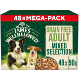 M&S James Wellbeloved Grain Free Adult Wet Dog Food Variety Pack Pouch- Buy online at McGrocer