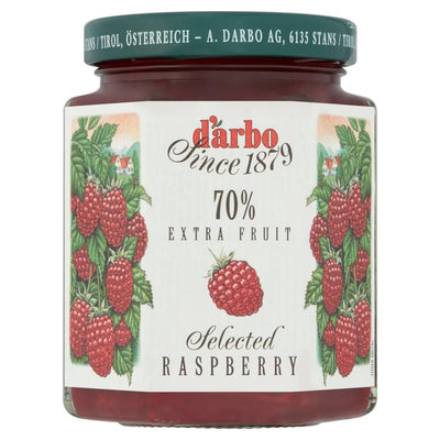 M&S Darbo Raspberry Jam 70% Fruit 200g- Buy online at McGrocer