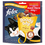 M&S Felix Goody Bag Original Chicken Liver and Turkey Cat Treats 200g- Buy online at McGrocer