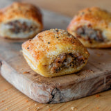 Higgidy Pork Sausage Rolls with Onion Chutney 160g, UK version