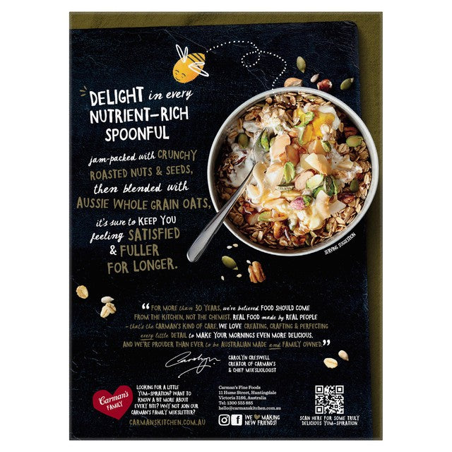 Sapphire Carmans Original Muesli 500g box - British product