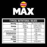 Walkers Max Punchy Paprika crisps 6x27g (British brand)