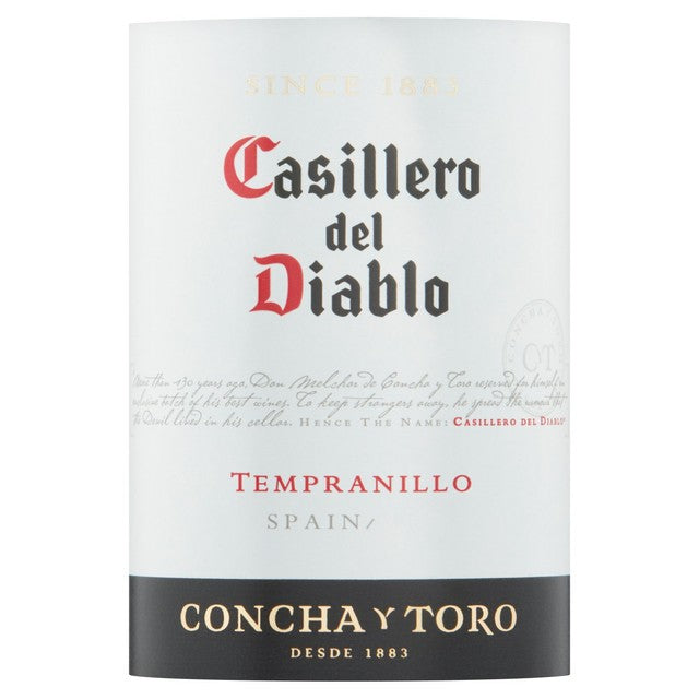 Casillero del Diablo Tempranillo red wine 75cl - British product