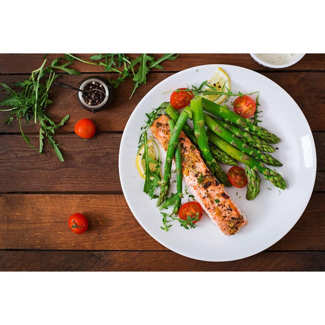 Russell's organic salmon fillets 240g, imported from the UK