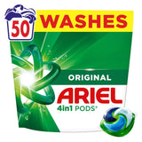 M&S Ariel Original 4in1 Pods Laundry Detergent Capsules 50 Washes- Buy online at McGrocer