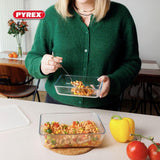 Pyrex Cook & Freeze glass casserole dish 0.8L, imported from the UK