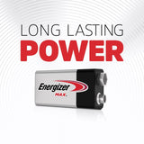 Energizer Max 9V alkaline batteries 2-pack - British product