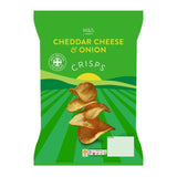 M&S Cheddar Cheese & Onion crisps 150g, imported from the UK