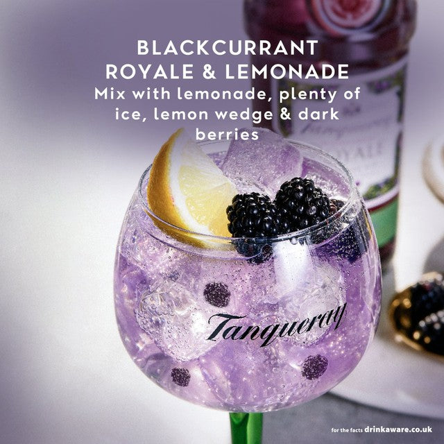 Tanqueray Blackcurrant Royale gin 70cl (British brand)