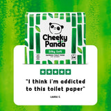 The Cheeky Panda Bamboo Toilet Tissue 24 Roll 200 Sheets - British product