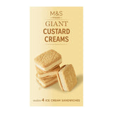 M&S giant custard cream biscuits 240g, imported from the UK