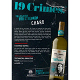 19 Crimes Mid Strength Chardonnay 75cl - British product