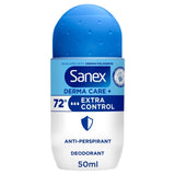 M&S Sanex Derma Care+ Extra Control 72-Hour Antiperspirant Roll-On Deodorant 50ml- Buy online at McGrocer