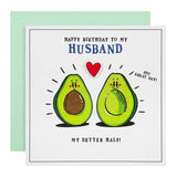 M&S Avocado Birthday Card 15cm x 15cm, imported from the UK