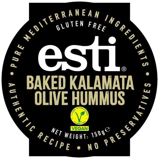 ESTI Baked Kalamata Olive Hummus 150g - British product