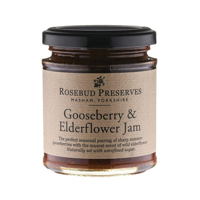 M&S Rosebud Preserves Gooseberry & Elderflower Jam 227g- Buy online at McGrocer