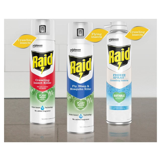 Raid Plant Based Insect Killer Spray, UK version