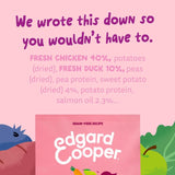 Edgard & Cooper puppy dog food duck and chicken 2.5kg - British product