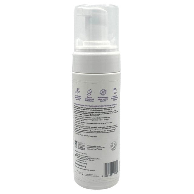 YES Organic Intimate Wash Original 150ml Bottle (British brand)