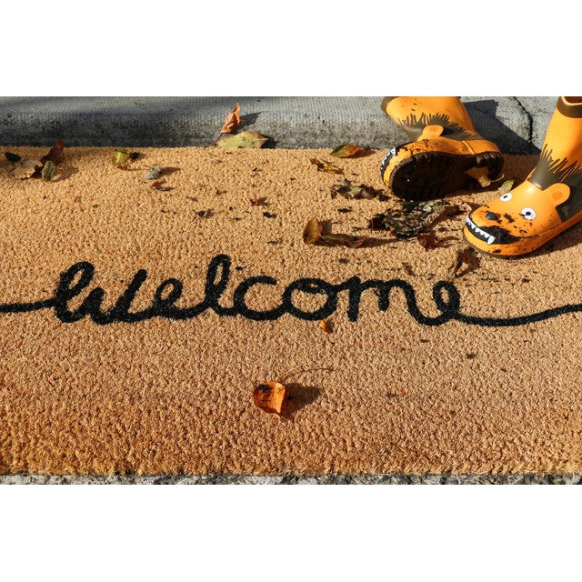 HugRug Welcome Printed Door Mat 45x75cm (British brand)